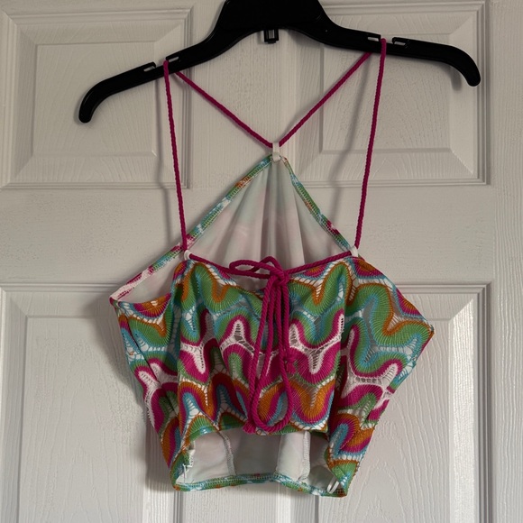 GB girls Multicolor Wave Pattern Camisole - Picture 3 of 5